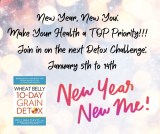 2022: New Year, New You!!! Join the Next Wheat Belly 10 Day Grain Detox Challenge!!